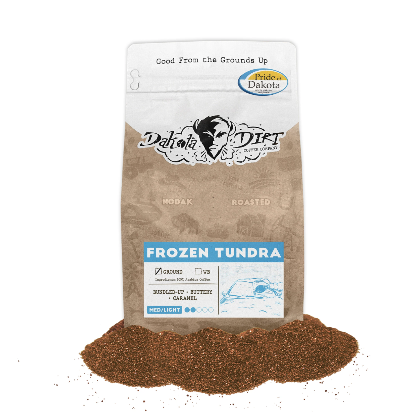 Dakota Dirt Frozen Tundra Medium/Light Roast | Dakota Dirt