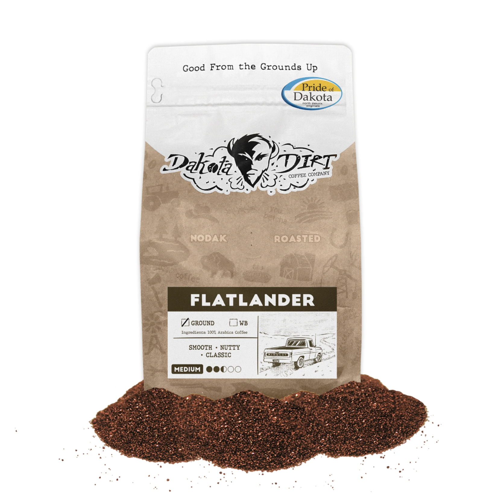 Dakota Dirt Dakota Dirt, Flatlander Medium Roast