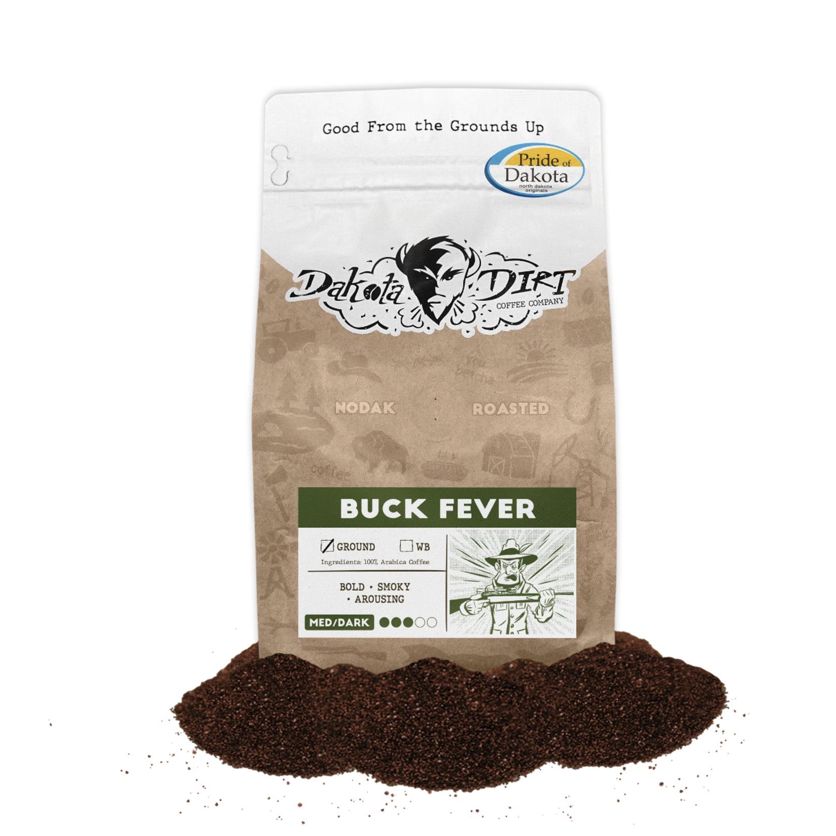 Dakota Dirt Buck Fever Medium/Dark Roast | Dakota Dirt