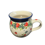 European Design Imports Inc. Polish Pottery Bubble Mug 12, Strawberries