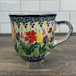 Polish Pottery Polish Teacup 10 oz - UNIKAT, Spring | Polish Pottery