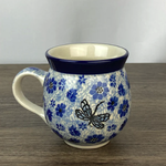 Polish Pottery Bubble Mug 12 oz, Dragonfly | Polish Pottery