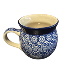 Polish Pottery Bubble Mug 7 oz. Spindle | Polish Pottery