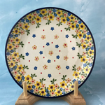 Polish Pottery Dessert Plate, Spring | Polish Pottery
