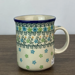 European Design Imports Inc. Polish Straight Mug 14oz, Blue Green