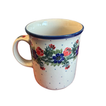Polish Pottery Polish Straight Mug 14oz, Branch | Polish Pottery