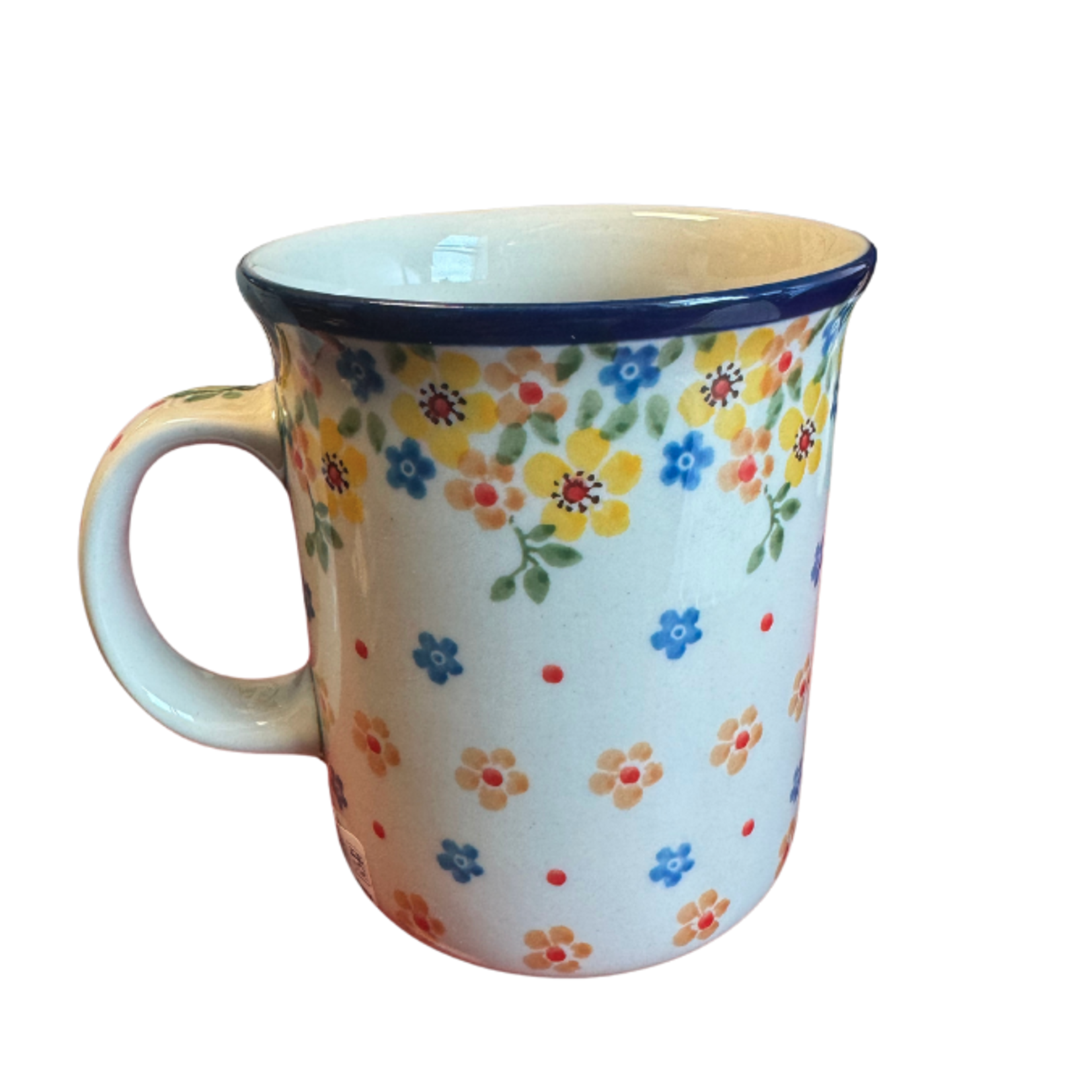 Polish Pottery Polish Straight Mug 14oz, Spring | Polish Pottery