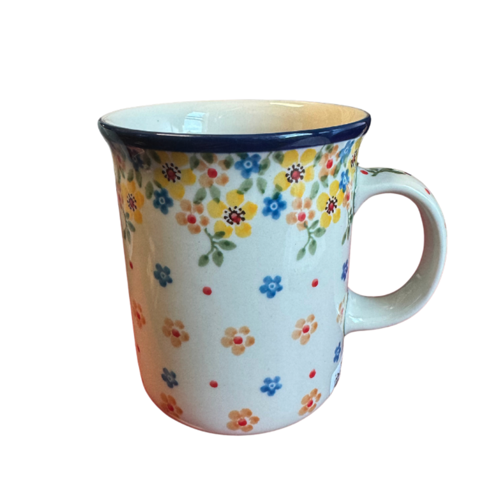 Polish Pottery Polish Straight Mug 14oz, Spring | Polish Pottery