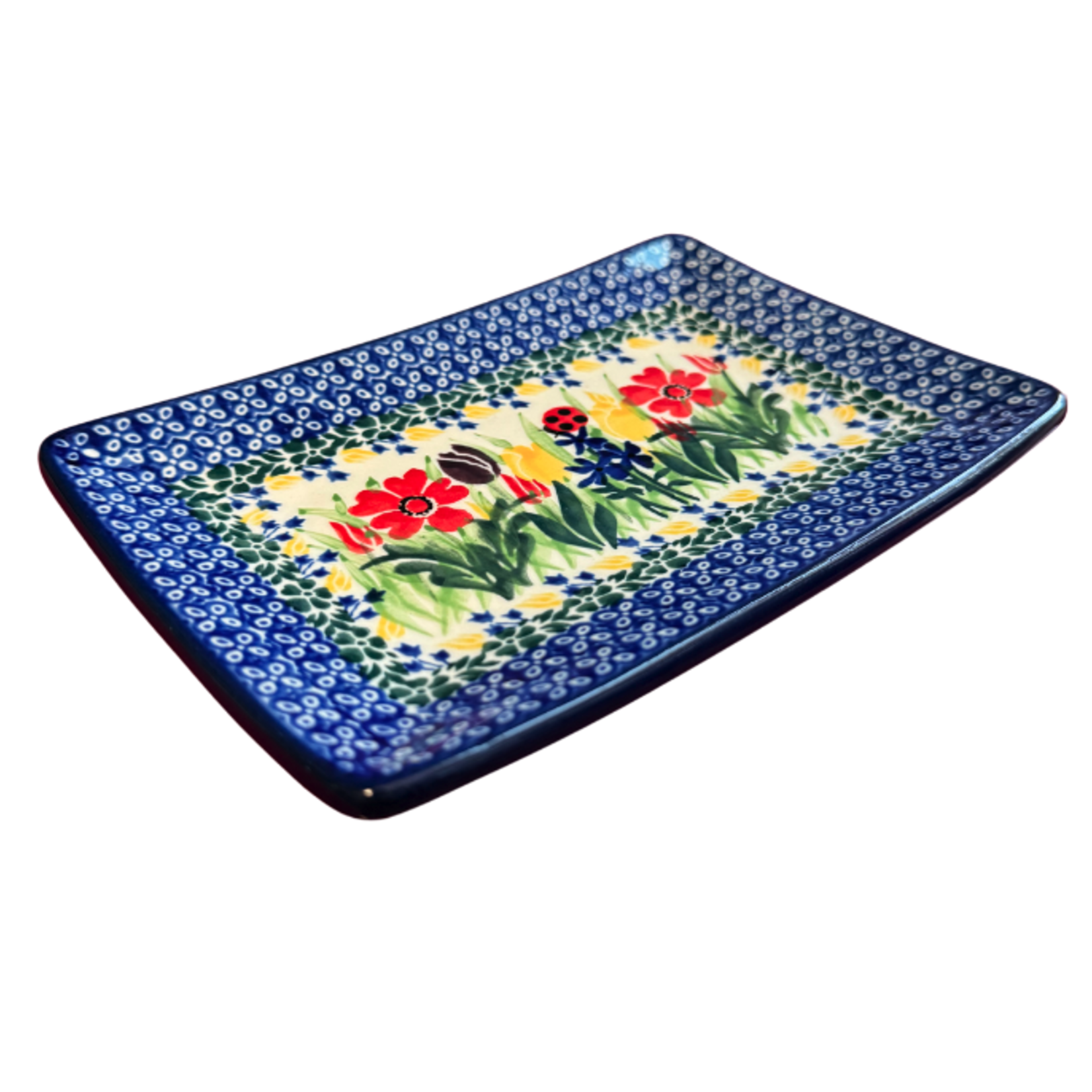 Polish Pottery Polish Tray, Small - UNIKAT, Garden | Polish Pottery