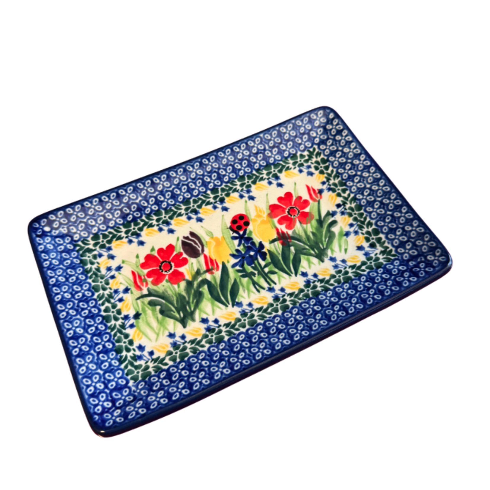 Polish Pottery Polish Tray, Small - UNIKAT, Garden | Polish Pottery