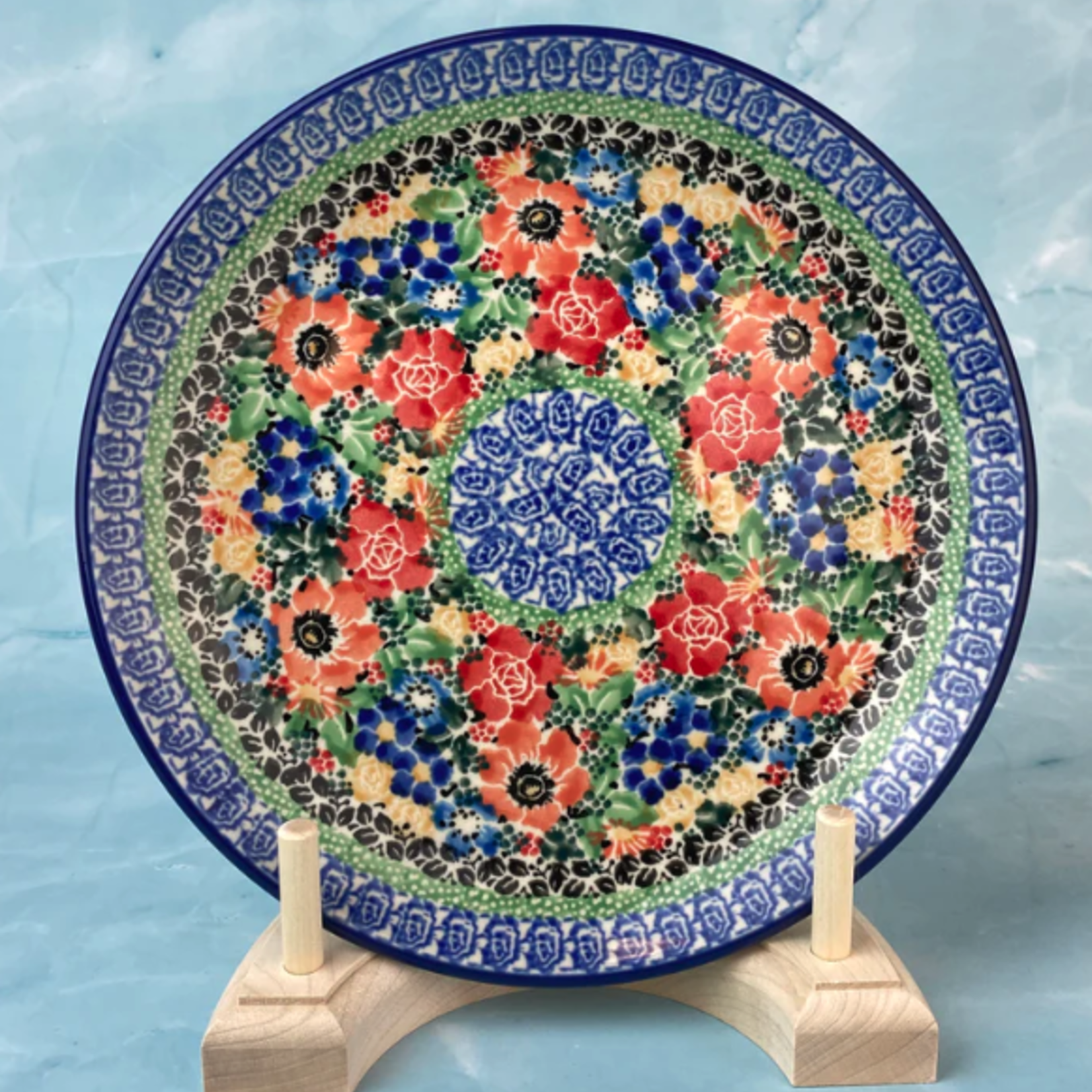 Polish Pottery Dessert Plate - UNIKAT, Peaché | Polish Pottery
