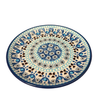 Polish Pottery Appetizer / Toast Plate 6", Brown Bulbs | Polish Pottery