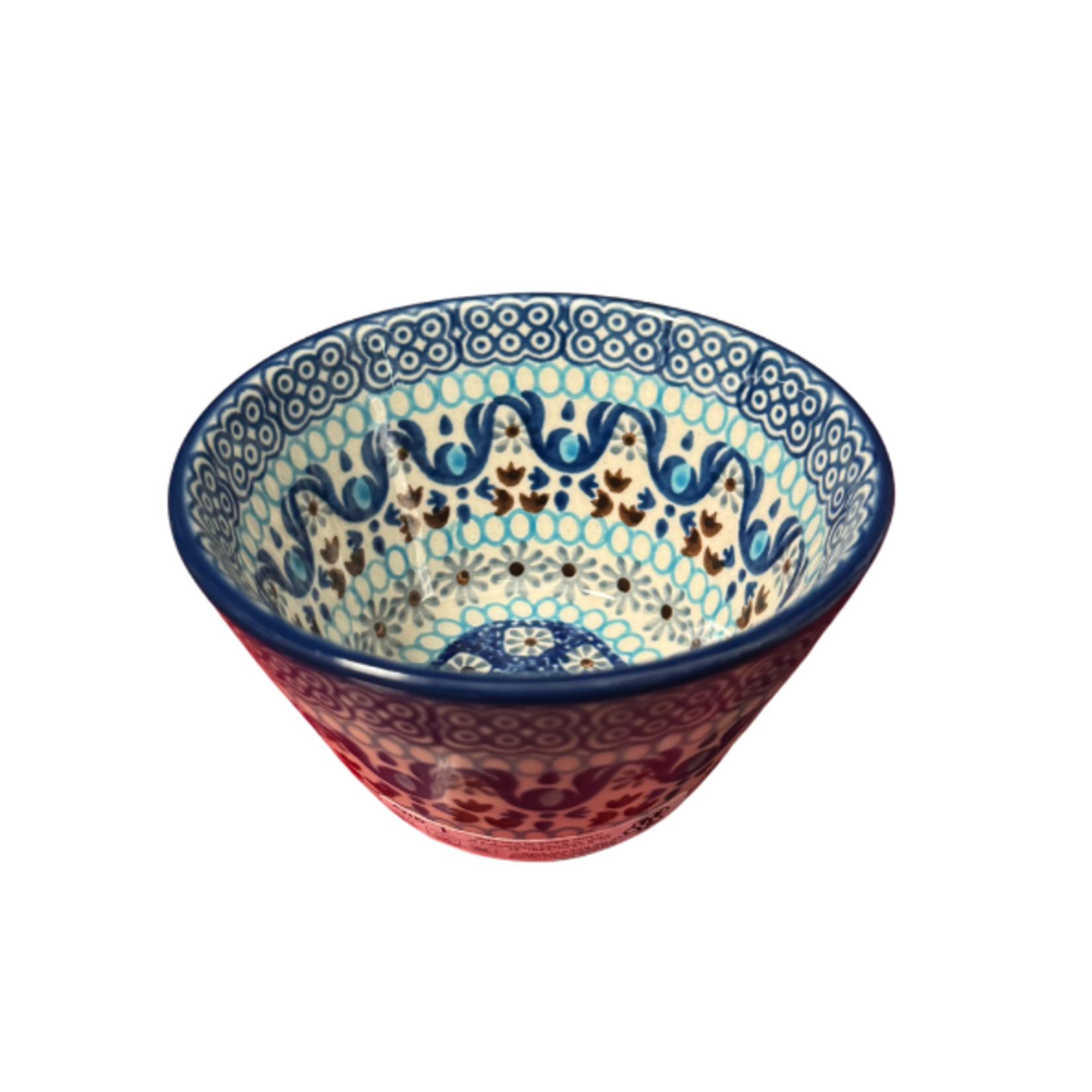 Polish Pottery Bowl Misc. 8oz, Brown Bulbs | Polish Pottery