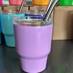 Tumbler Shot Glass w/ Straw & Lid - Lilac | Jillian Ink