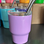 Tumbler Shot Glass w/ Straw & Lid - Lilac