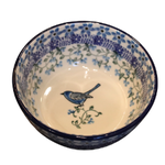 Polish Pottery Dessert Bowl, Bird | Polish Pottery