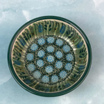 Polish Pottery Bowl 3.5" UNIKAT Summer at the Farm | Polish Pottery