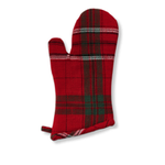 Tag Oven Mitt - Sleigh Ride Holiday Plaid