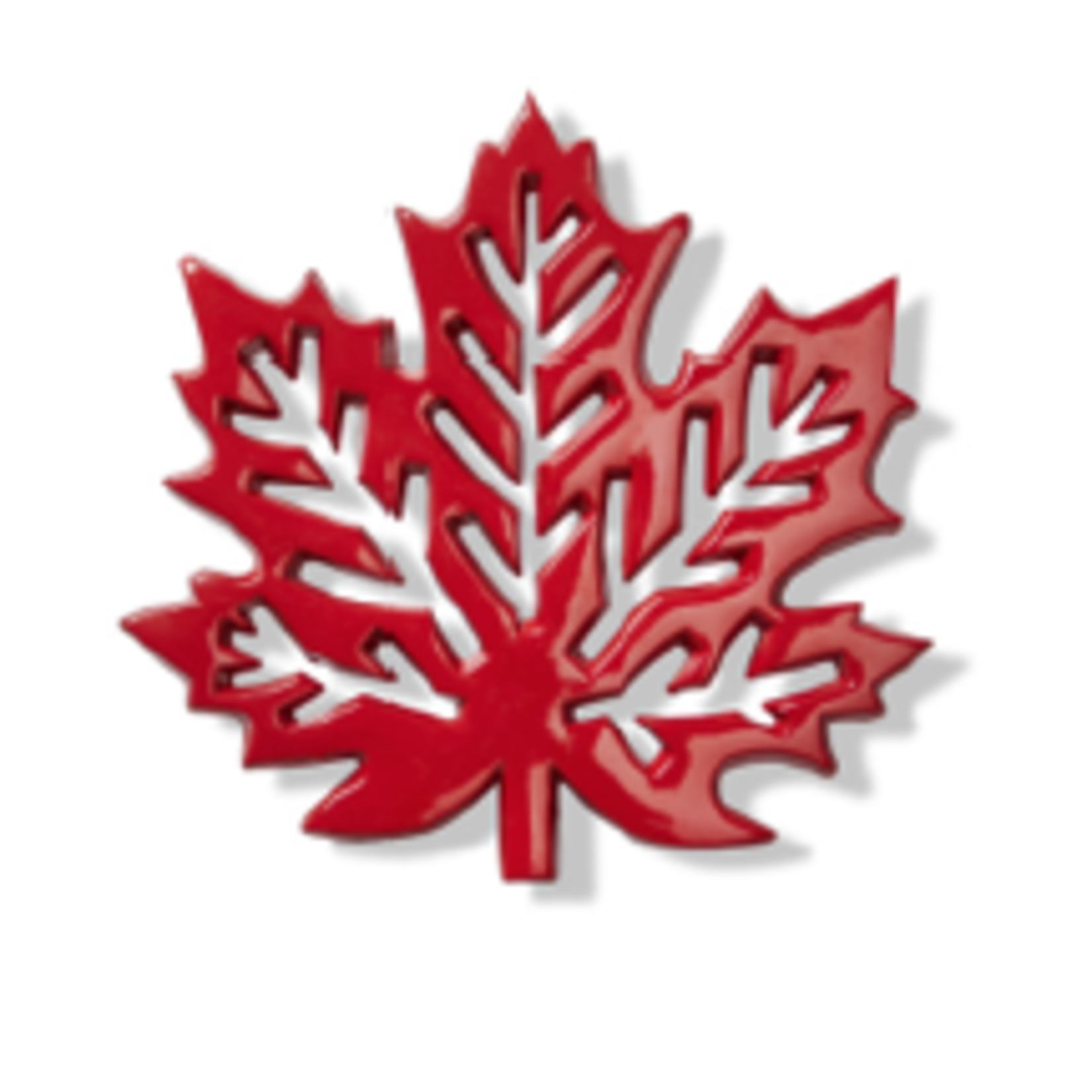 Tag Trivet Maple Leaf Orange Duluth Kitchen Co