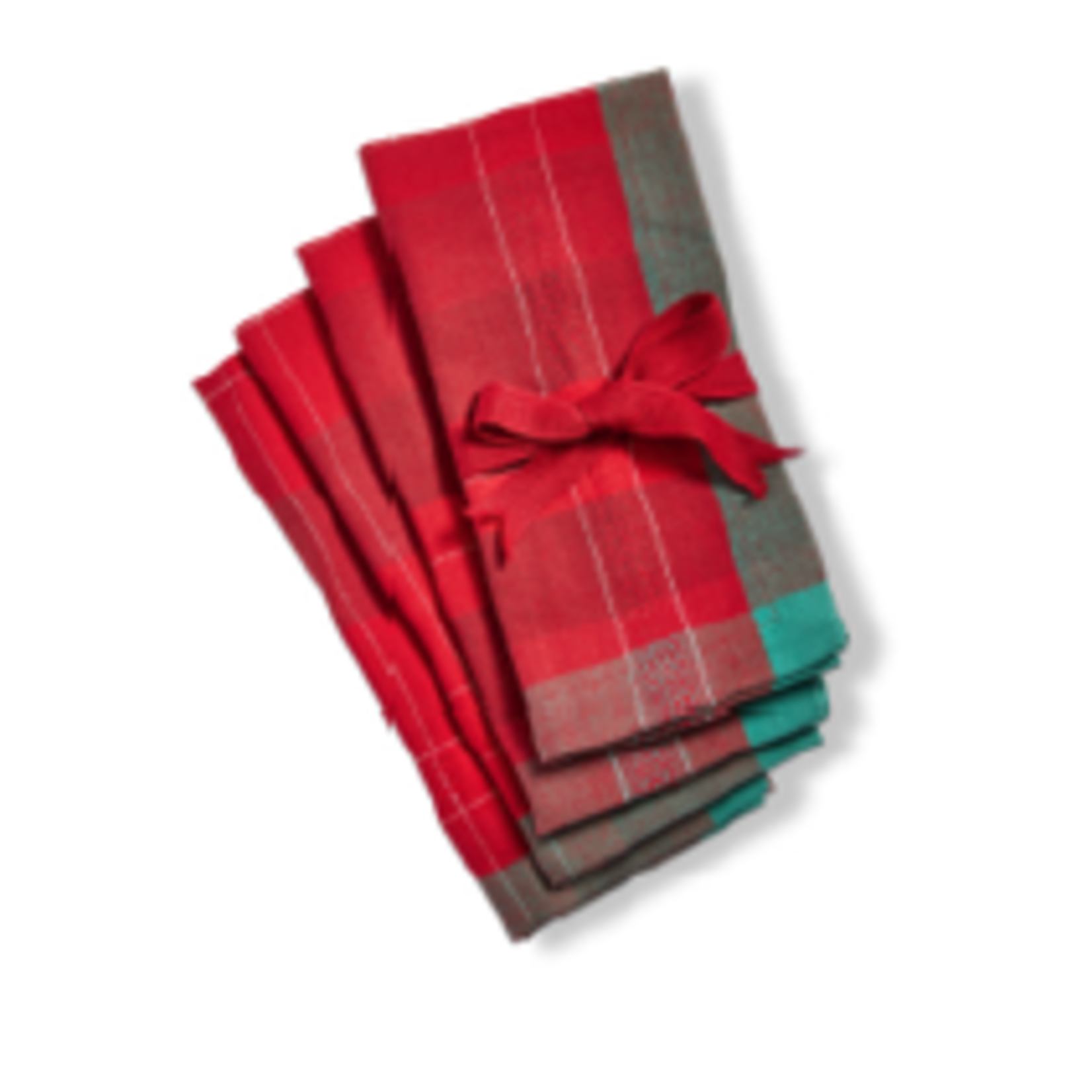 Tag Napkin Set/4 - Joyous Plaid