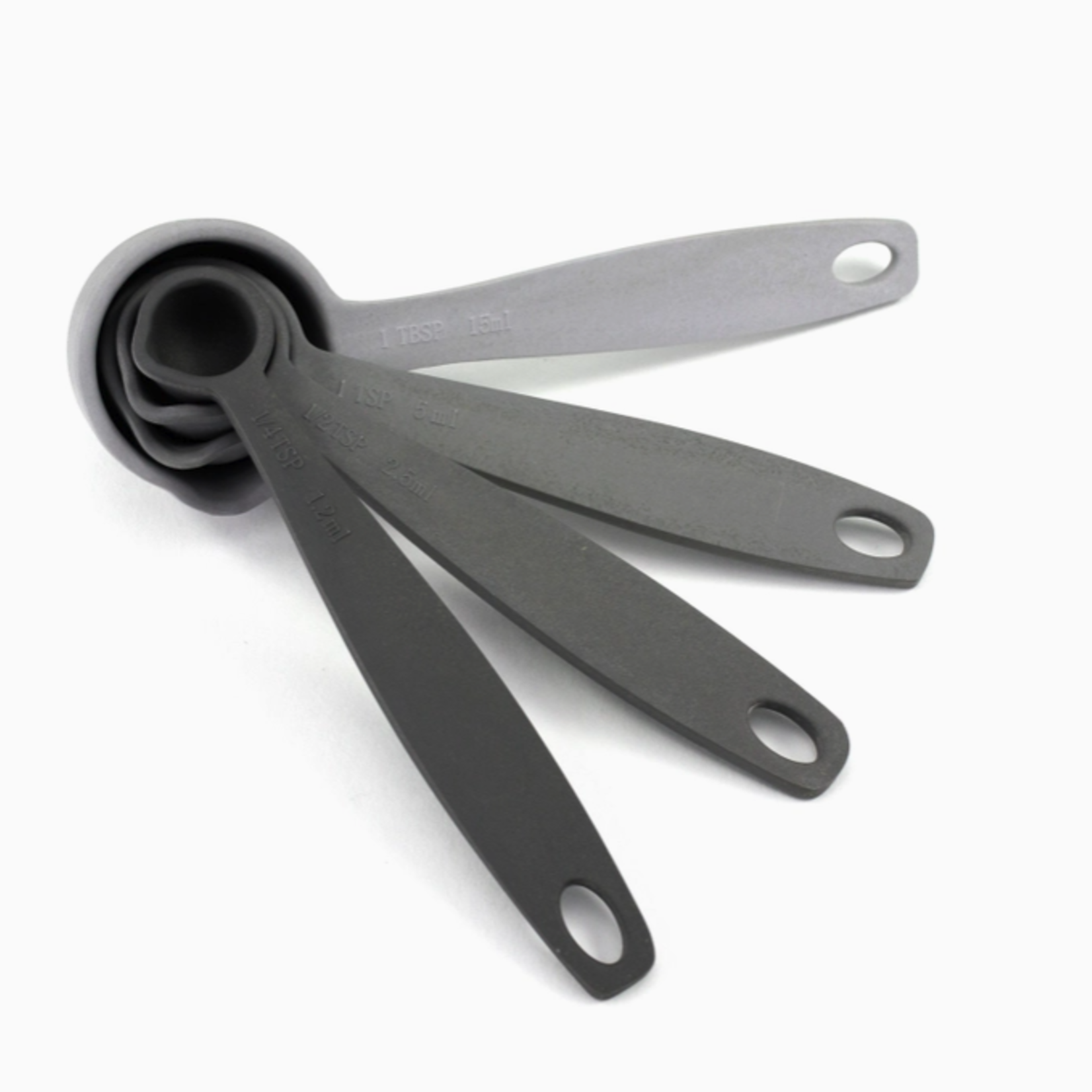 Measuring Spoon Set - Tonal Gray | Bamboozle