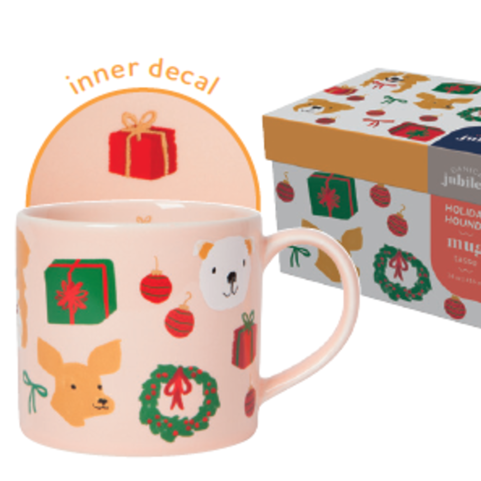 Danica Jubilee Mug in a Box - Holiday Hounds