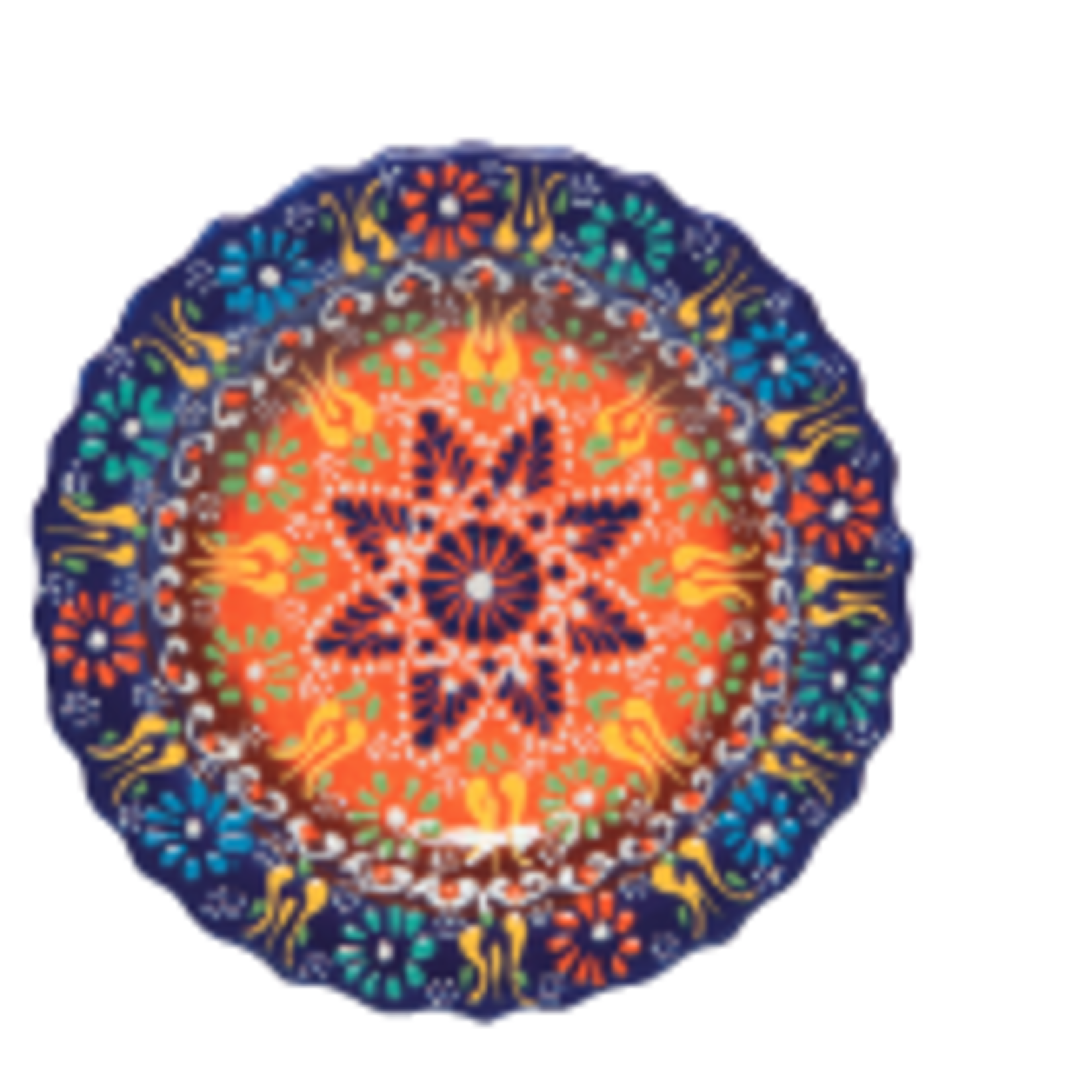 Danica Heirloom Plate 7.5" Evani - Multi Azure