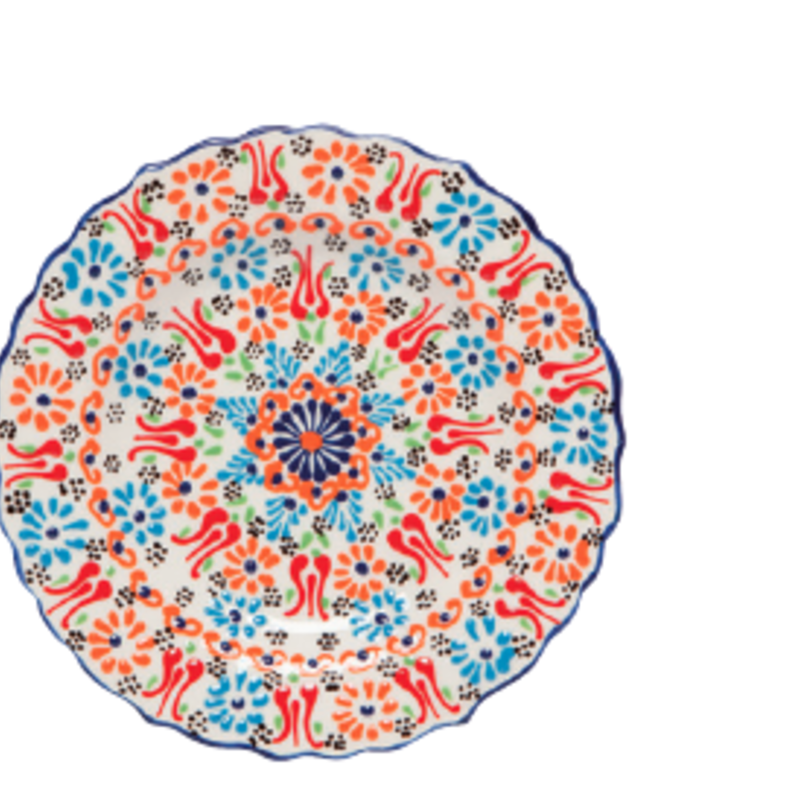 Danica Brands Plate 7.5in Evani - Multi White | Danica Brands