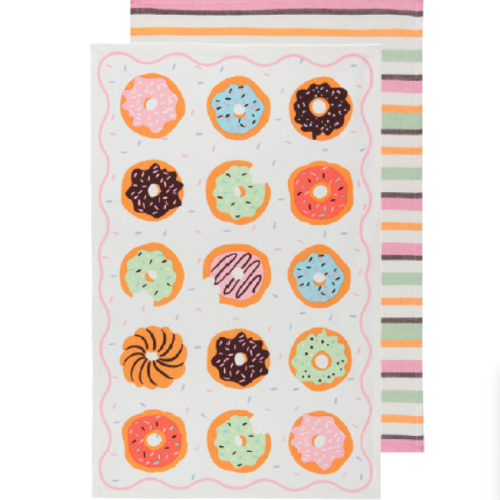 Danica Jubilee Dishtowel Set/2 - Donuts