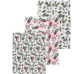 Now Designs Dishtowel, Floursack Set/3 - Winterberry