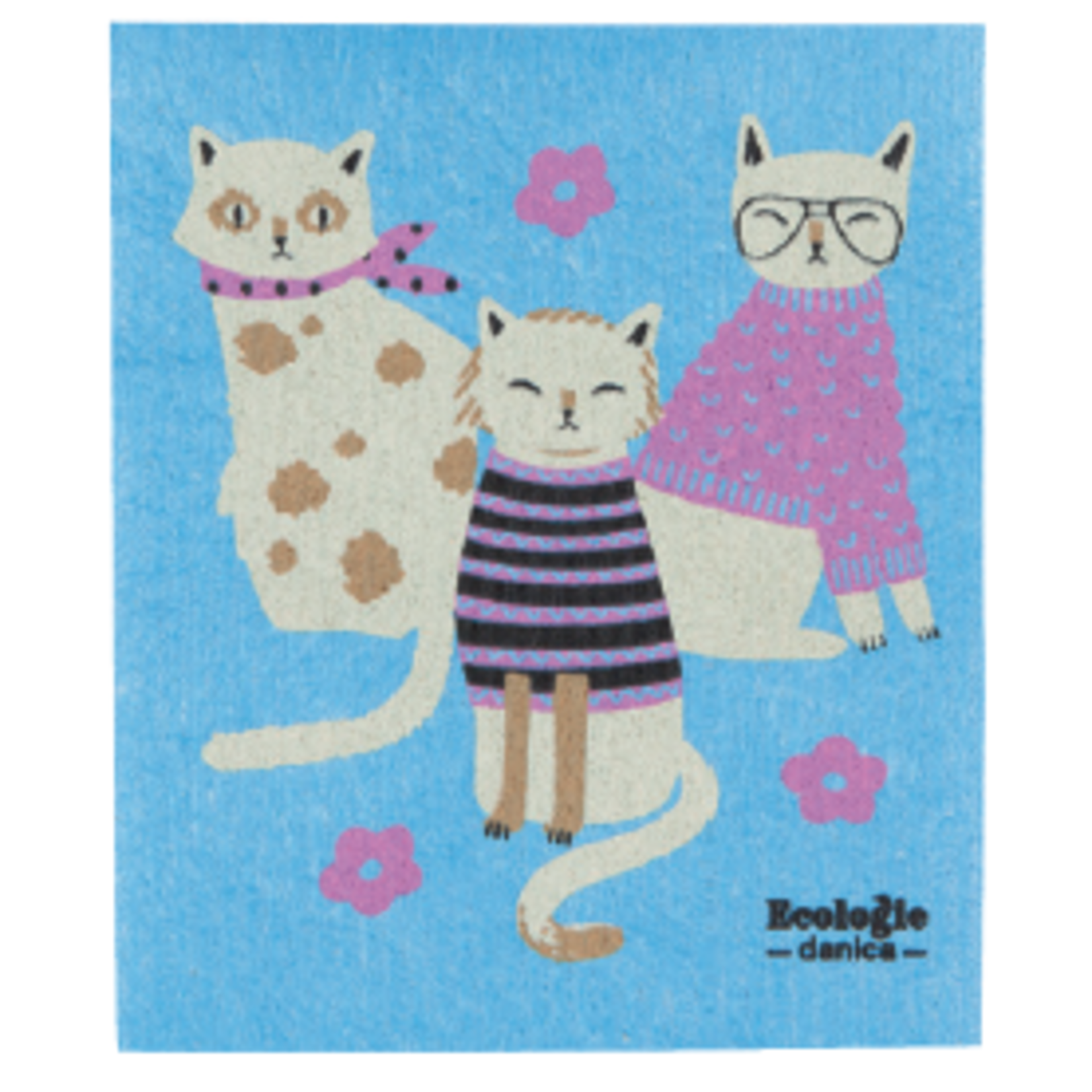 Danica Brands Swedish Dishcloth - Feline Fine | Danica Brands