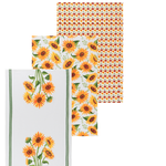 Danica Brands Bakers Tea Towel S/3 - Sunflower Spl | Danica Brands