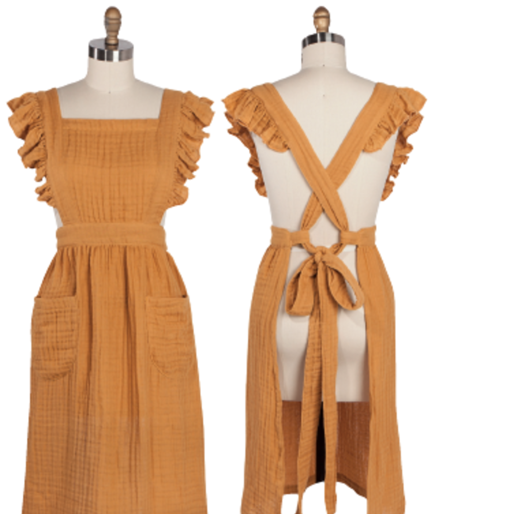 Danica Brands Ada Apron - Saffron | Danica Brands