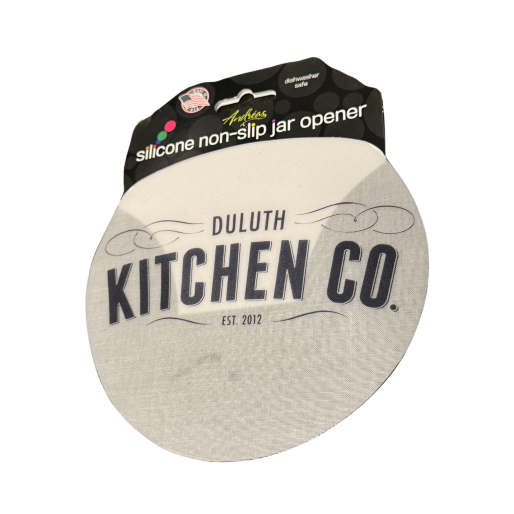 Andrea's Silicone Trivets Jar Opener, Logo | Andrea's Silicone Trivets