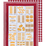 Now Designs Dishtowel Set/2 - Buona Pasta