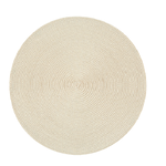 Danica Brands Round Placemat - Disko, Ivory