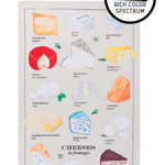 Now Designs Tea Towel Les Fromages