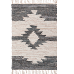 Danica Brands Rug 2x3ft Chindi Leather Step | Danica Brands