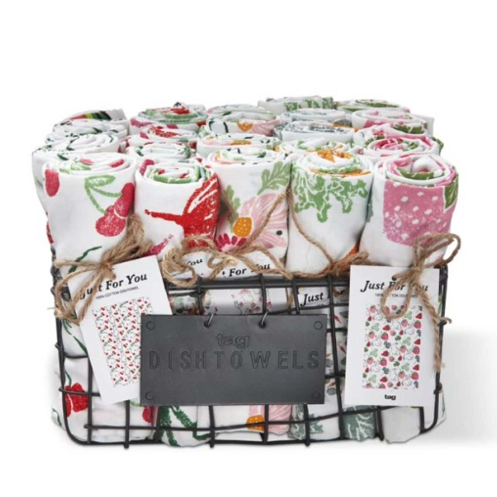 Tag Dishtowel - Bunny Garden, single | Tag