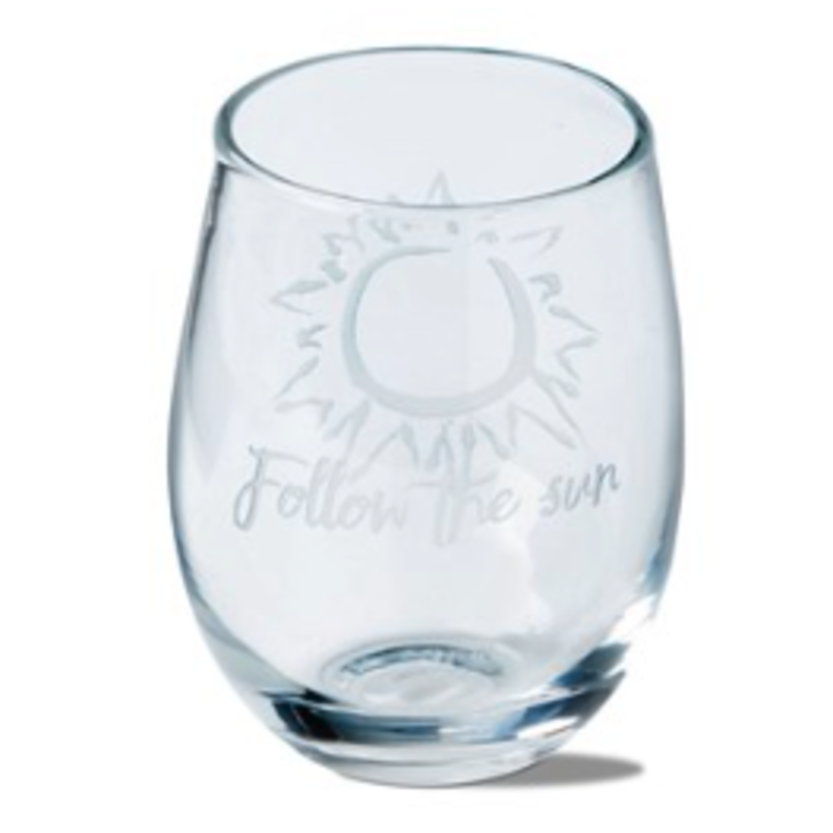 Tag Stemless Wine Glass - Follow the Sun | Tag