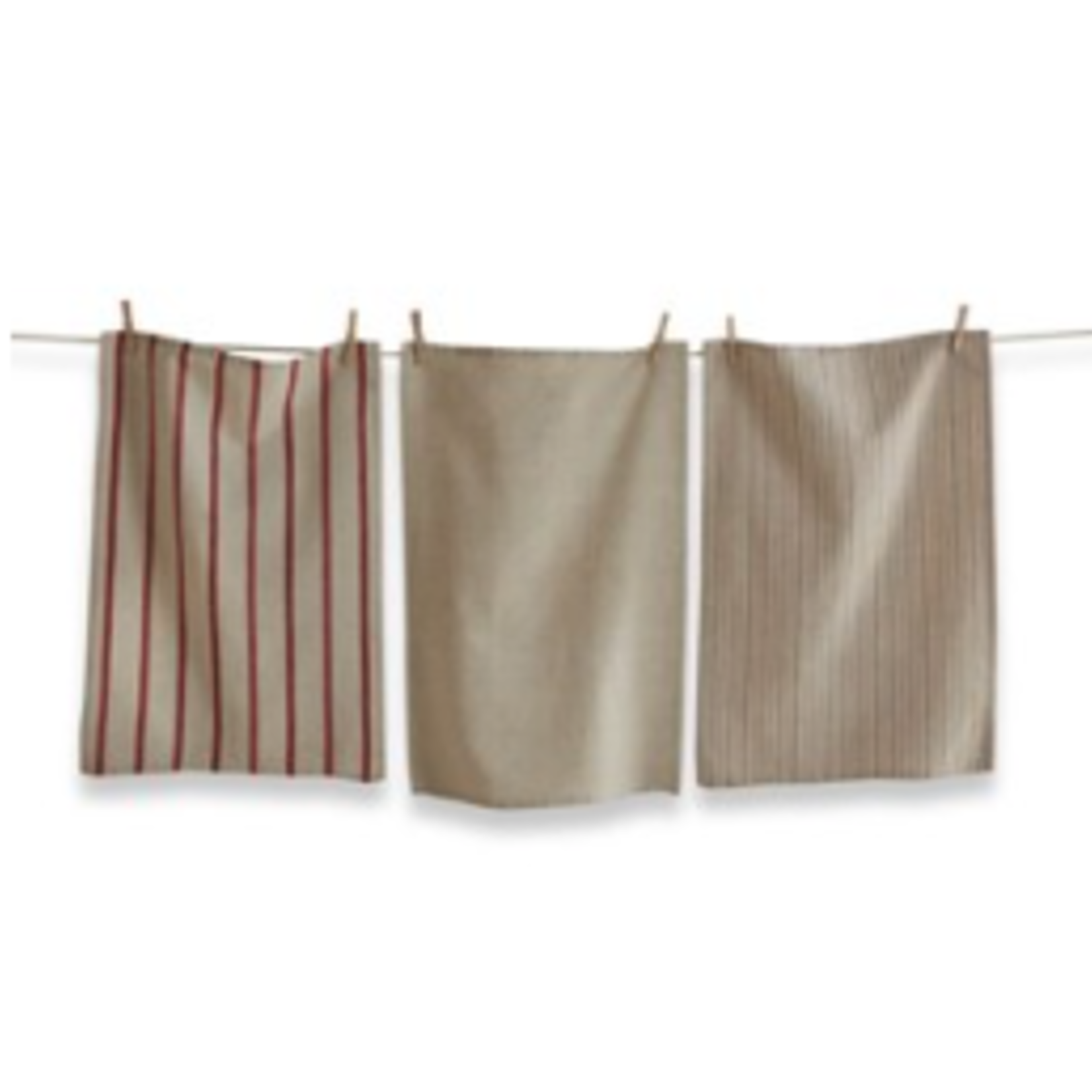 Tag Dishtowel S/3 - Farmhouse Stripe