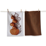 Tag Dishtowel S/2 - Pumpkin Shadow