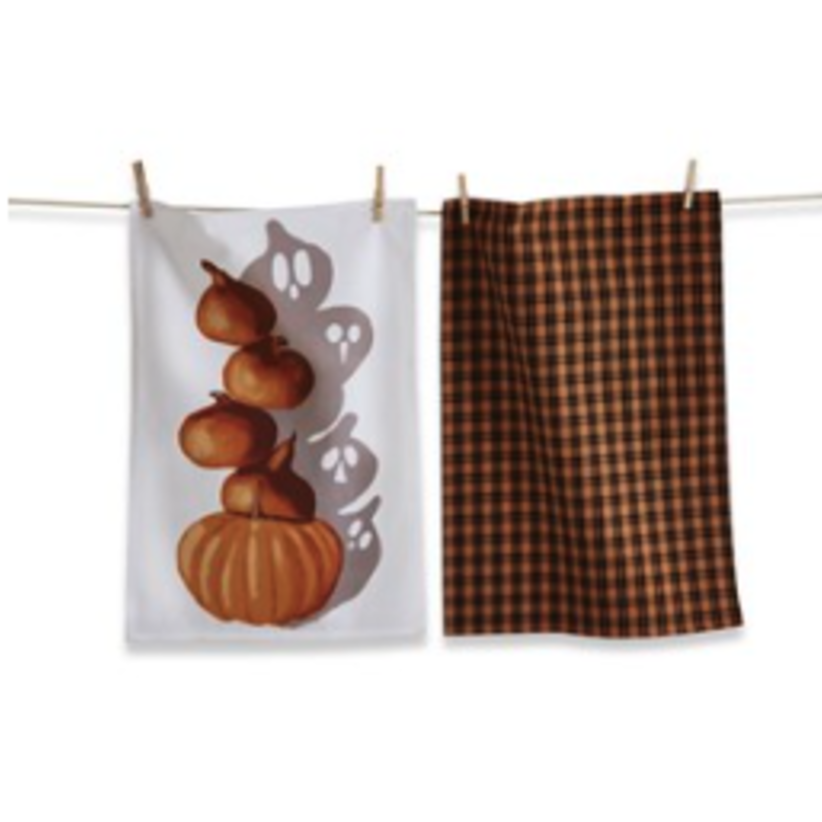 Tag Dishtowel S/2 - Pumpkin Shadow | Tag