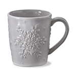 Tag Embossed Mug - Snowflake | Tag