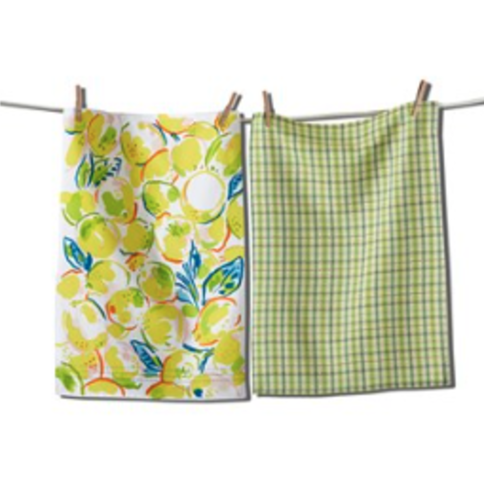 Tag Dishtowel S/2, Lemon | Tag