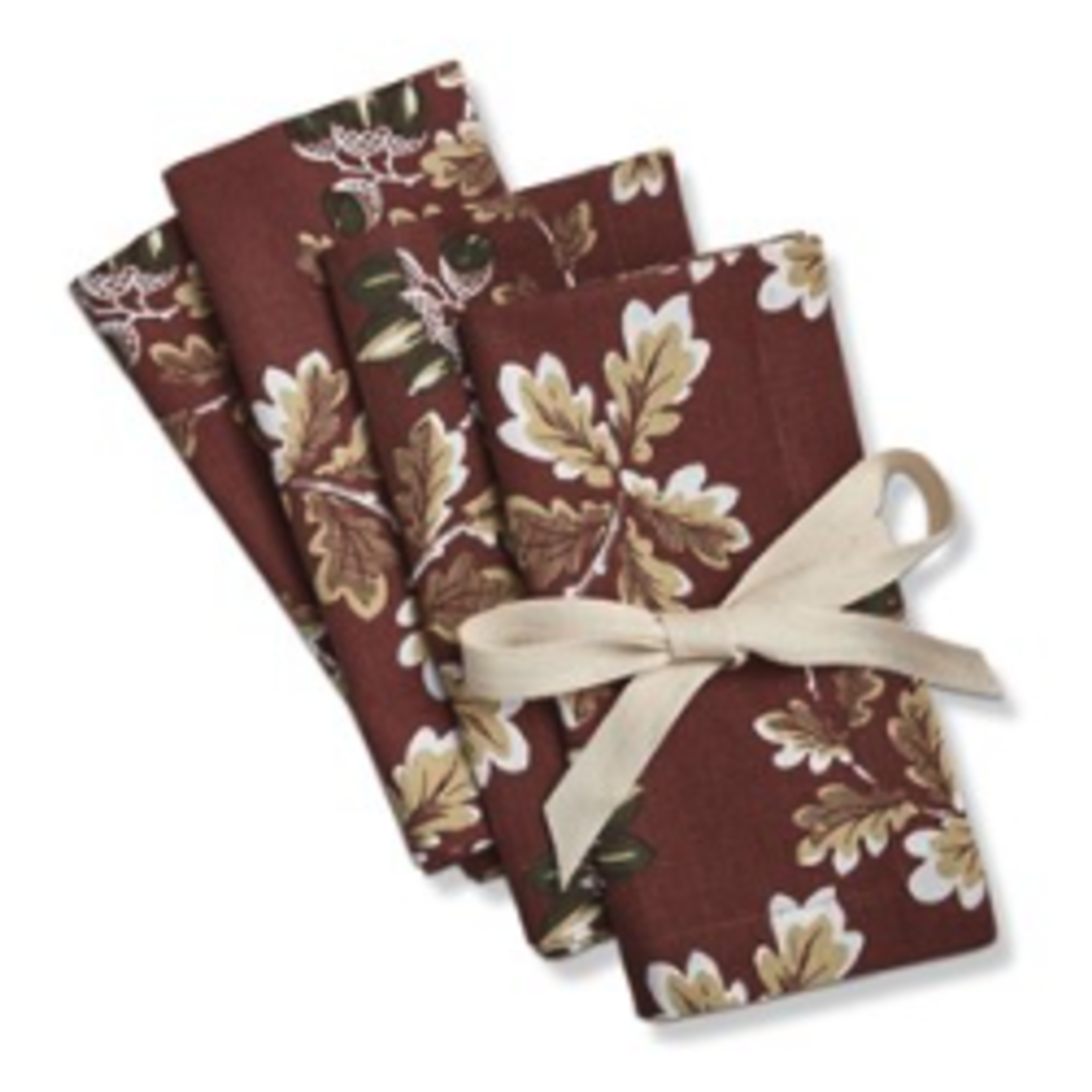 Tag Napkin S/4 - Oak Leaf & Acorn