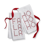 Tag Ho Ho Ho Fa La La Guest Towel S/2 | Tag