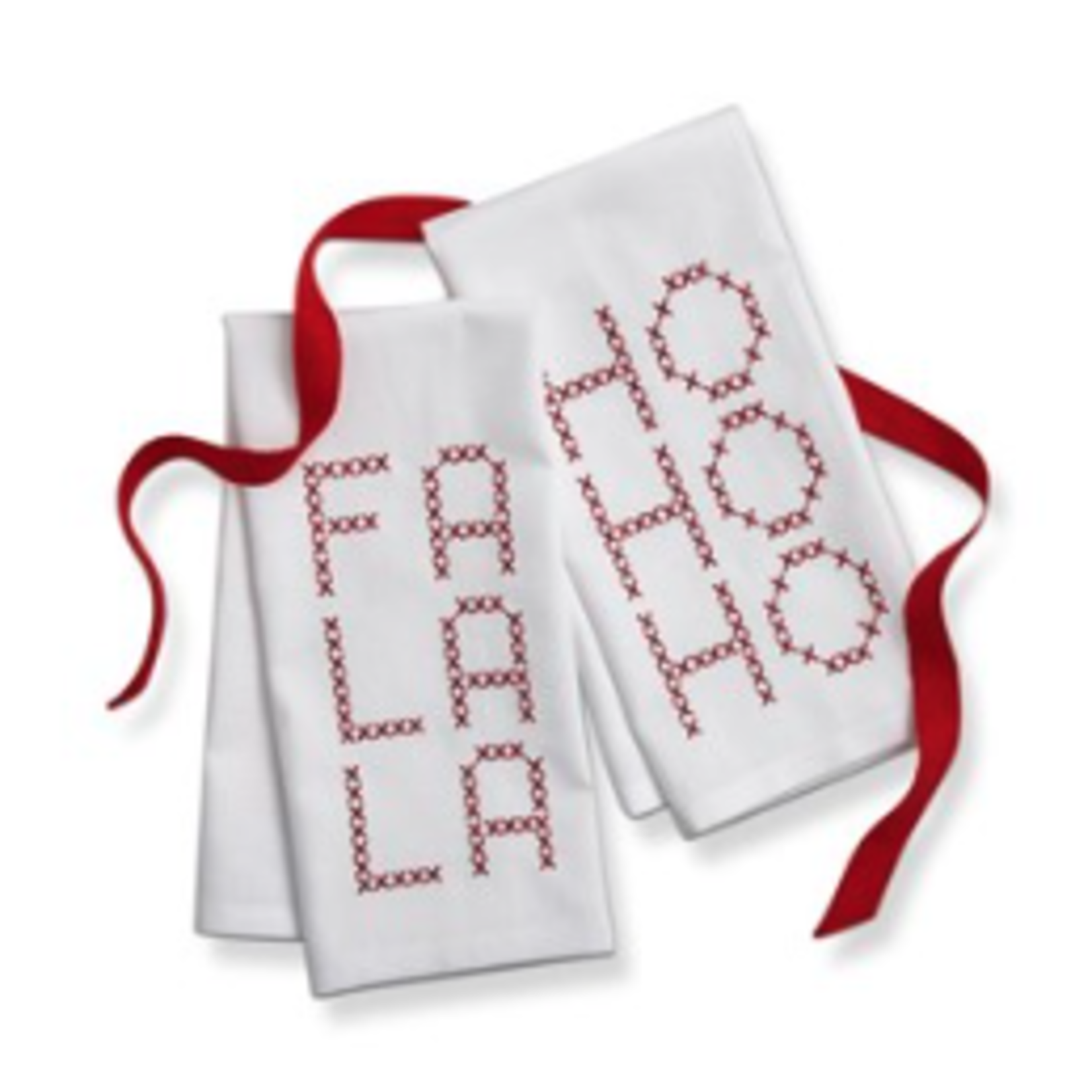 Tag Ho Ho Ho Fa La La Guest Towel S/2 | Tag