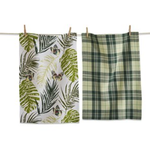 Tag Dishtowel S/2, Palm Butterfly