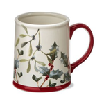 Tag Mug - Mistletoe & Holly Sprig | Tag